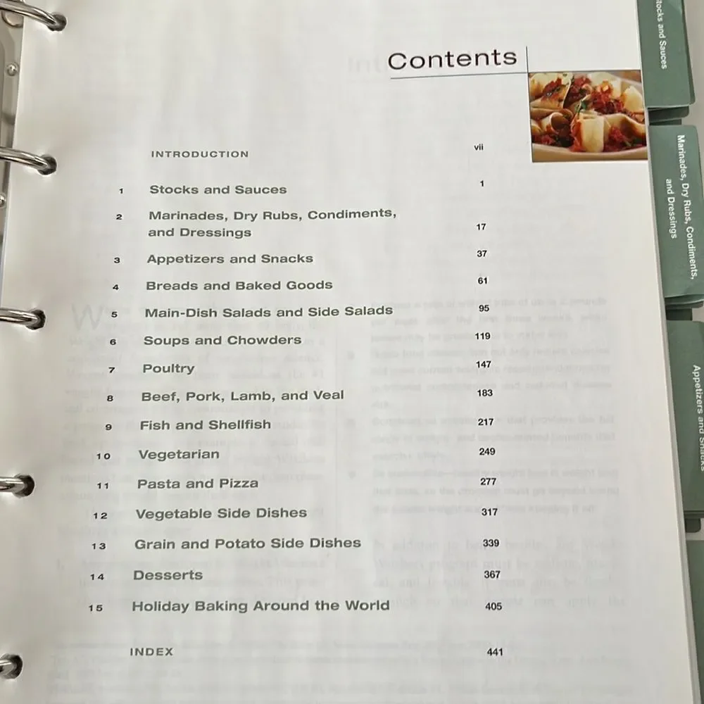 Vintage 2006 Weight Watchers Colorful 452- Page Cookbook w/  Endless Recipe- NEW